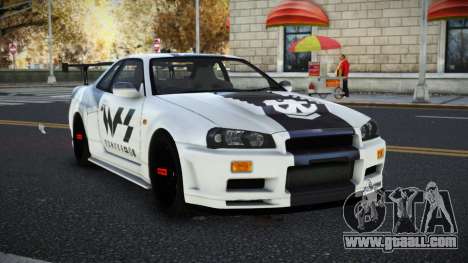 Nissan Skyline R34 Qoyawaqi for GTA 4