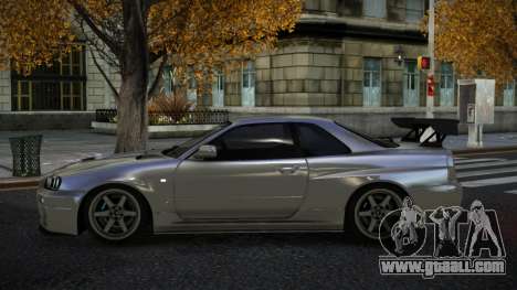 Nissan Skyline R34 Royabive for GTA 4