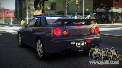 Nissan Skyline R34 Zaeji for GTA 4