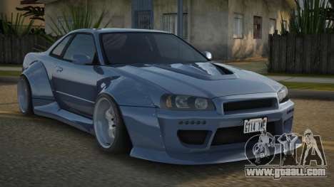 Nissan Skyline R34 GT-R Widebody Mk.X for GTA San Andreas