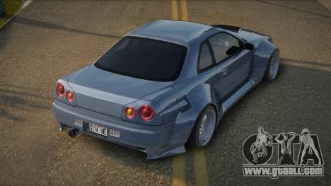 Nissan Skyline R34 GT-R Widebody Mk.X for GTA San Andreas