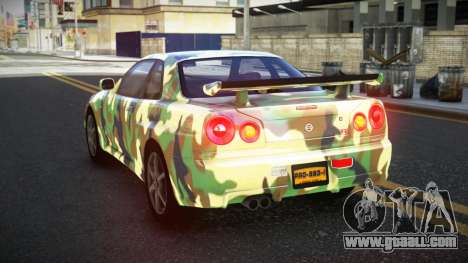 Nissan Skyline R34 Calosca S12 for GTA 4
