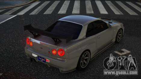 Nissan Skyline R34 Royabive for GTA 4