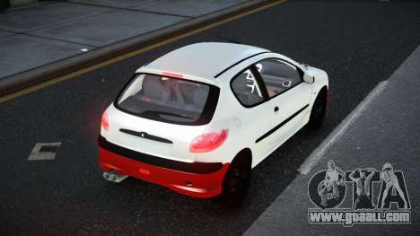 Peugeot 206 Taydajo for GTA 4