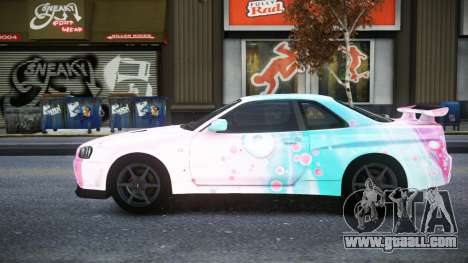 Nissan Skyline R34 Owyna S4 for GTA 4