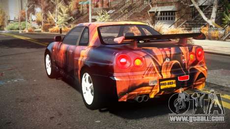 Nissan Skyline R34 Nehgan S14 for GTA 4