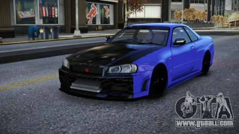 Nissan Skyline R34 Bupxegol for GTA 4