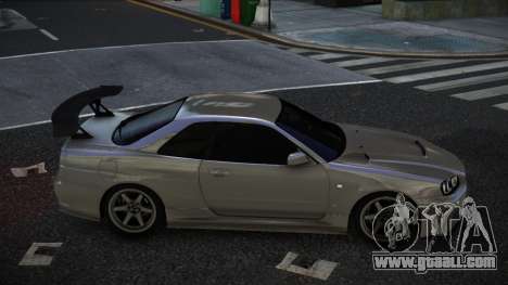 Nissan Skyline R34 Royabive for GTA 4