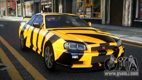 Nissan Skyline R34 Calosca S14 for GTA 4