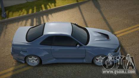 Nissan Skyline R34 GT-R Widebody Mk.X for GTA San Andreas