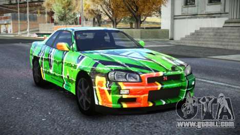 Nissan Skyline R34 Owyna S1 for GTA 4