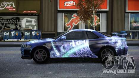Nissan Skyline R34 Owyna S3 for GTA 4