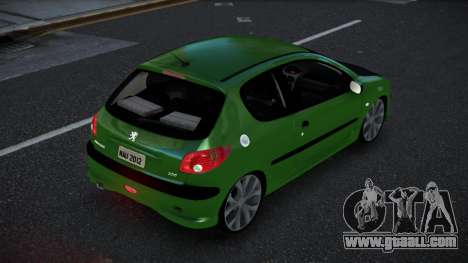 Peugeot 206 Kiwkir for GTA 4