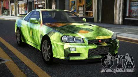 Nissan Skyline R34 Calosca S9 for GTA 4