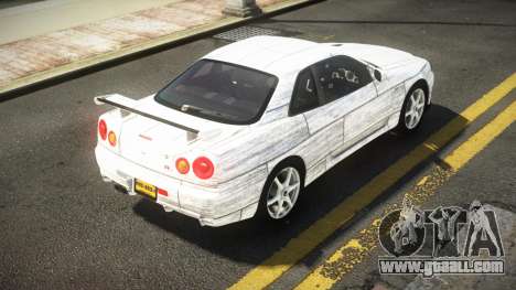Nissan Skyline R34 Nehgan S1 for GTA 4