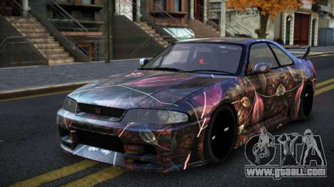 Nissan Skyline R33 Letyxis S6 for GTA 4