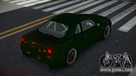 Nissan Skyline R34 Uwah for GTA 4