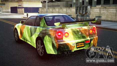 Nissan Skyline R34 Calosca S9 for GTA 4