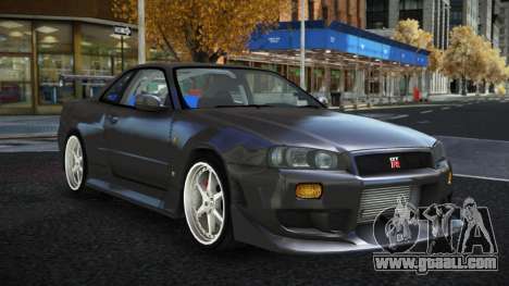 Nissan Skyline R34 Moxsijo for GTA 4