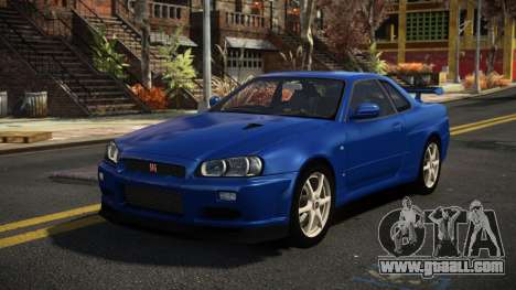 Nissan Skyline R34 Nehgan for GTA 4