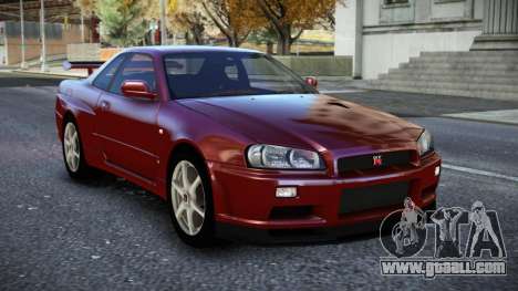 Nissan Skyline R34 Owyna for GTA 4