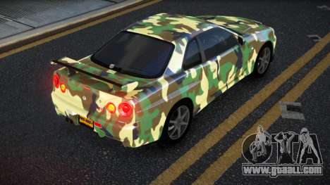 Nissan Skyline R34 Calosca S12 for GTA 4