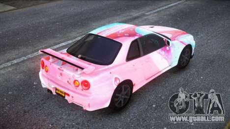 Nissan Skyline R34 Owyna S4 for GTA 4