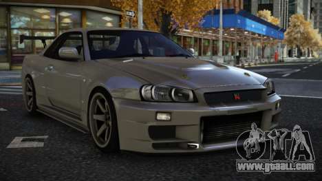 Nissan Skyline R34 Royabive for GTA 4