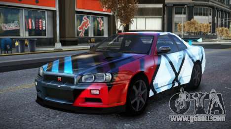 Nissan Skyline R34 Owyna S9 for GTA 4