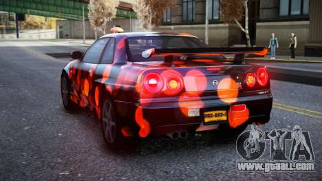 Nissan Skyline R34 Owyna S6 for GTA 4