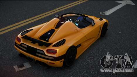 Koenigsegg Agera Jesca for GTA 4