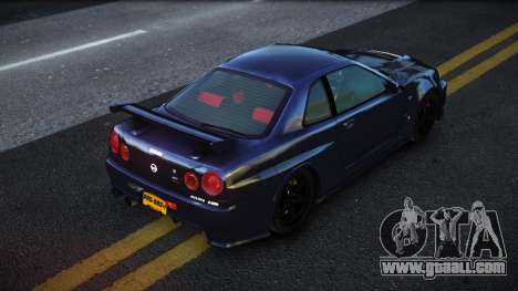 Nissan Skyline R34 Iwuq for GTA 4