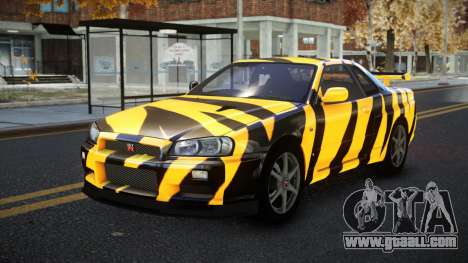 Nissan Skyline R34 Calosca S14 for GTA 4