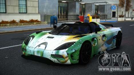 Koenigsegg Agera Jesca S8 for GTA 4