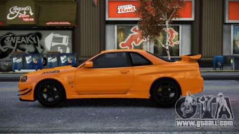 Nissan Skyline R34 Getasonor for GTA 4