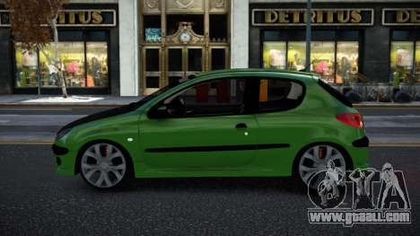 Peugeot 206 Kiwkir for GTA 4