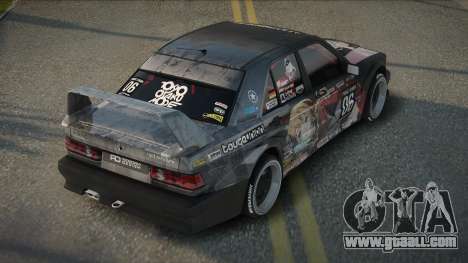 Mercedes-Benz 190E Speed Edited for GTA San Andreas