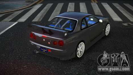 Nissan Skyline R34 Moxsijo for GTA 4