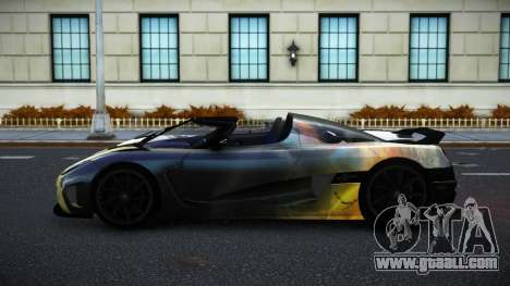 Koenigsegg Agera Jesca S5 for GTA 4