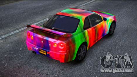 Nissan Skyline R34 Owyna S14 for GTA 4