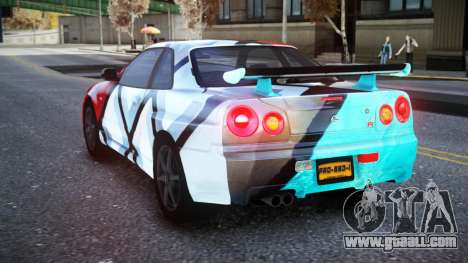 Nissan Skyline R34 Owyna S9 for GTA 4