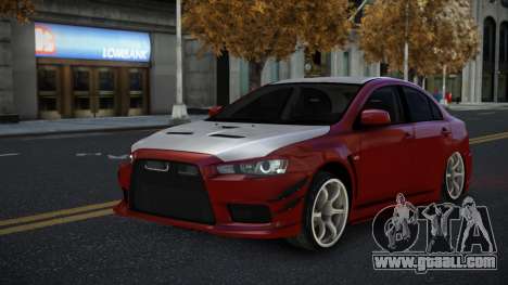 Mitsubishi Lancer Evolution X Fackam for GTA 4