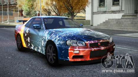 Nissan Skyline R34 Owyna S10 for GTA 4