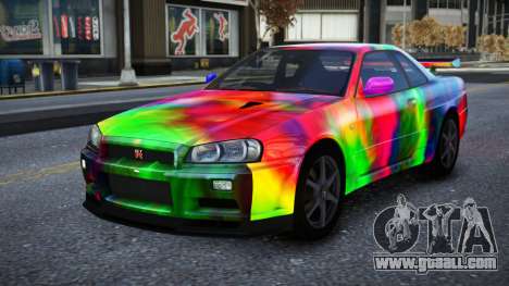 Nissan Skyline R34 Owyna S14 for GTA 4