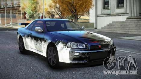 Nissan Skyline R34 Owyna S5 for GTA 4