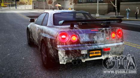 Nissan Skyline R34 Owyna S5 for GTA 4