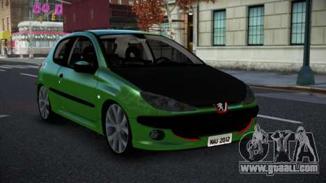 Peugeot 206 Kiwkir for GTA 4