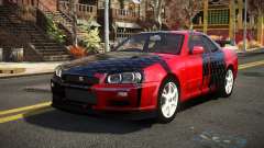 Nissan Skyline R34 Nehgan S12 for GTA 4