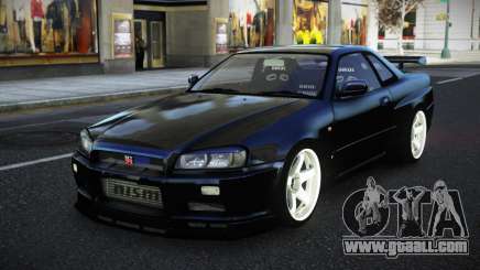 Nissan Skyline R34 Ruwi for GTA 4