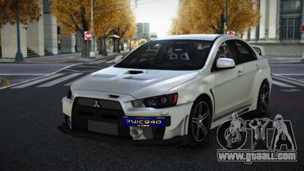 Mitsubishi Lancer Evolution X Juqdowoqa for GTA 4